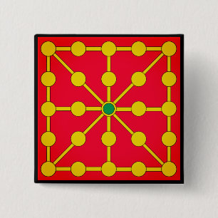 Nafarroa 2 Inch Square Button