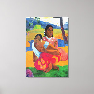 Nafea Faaipoipo , 1892 Canvas Print