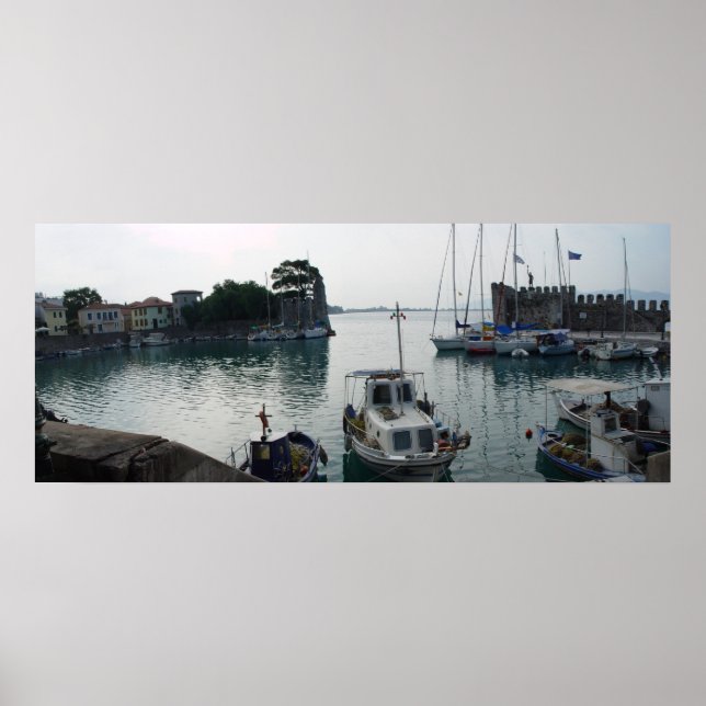 Nafpaktos' harbour poster (Front)