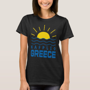Nafplio Greece Sunshine And Sea Waves Women's T-Shirt