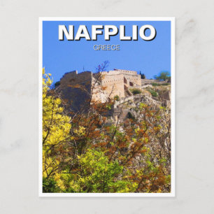 Nafplio Greece Travel Postcard