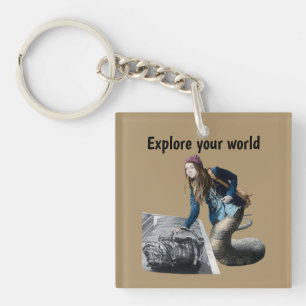 Naga Explorer World Travel Imaginaire Porte - clé