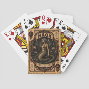 Naga, Vintage Circus Monsters Playing Cards
