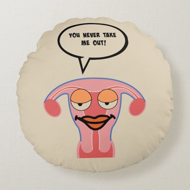 Nagging Girlfriend Uterus Pillow (Front)