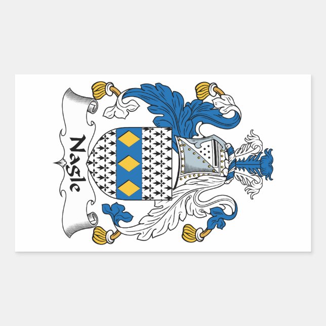 Nagle Family Crest Sticker (Front)