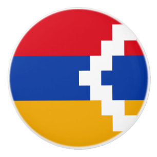 Nagorno Karabakh Flag Ceramic Knob
