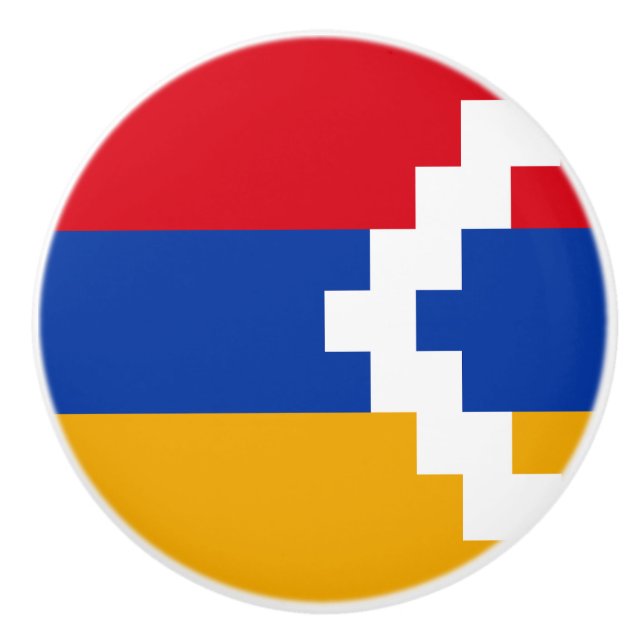 Nagorno Karabakh Flag Ceramic Knob (Front)