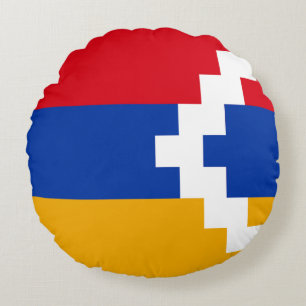 Nagorno Karabakh Flag Round Pillow