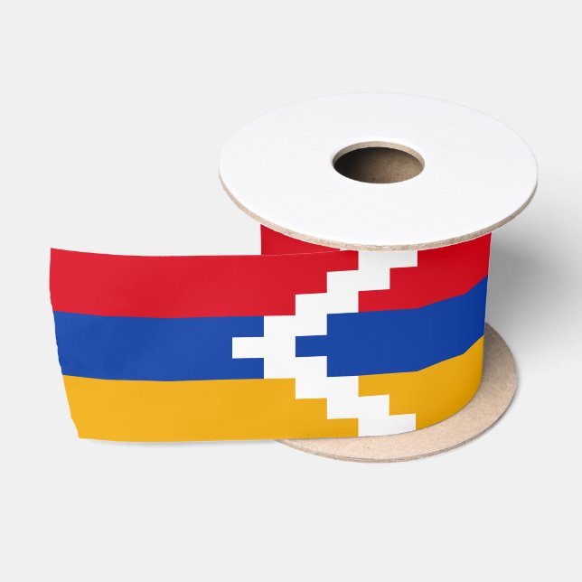 Nagorno Karabakh Flag Satin Ribbon (Spool)