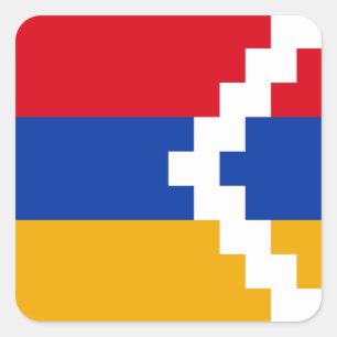 Nagorno Karabakh Flag Square Sticker