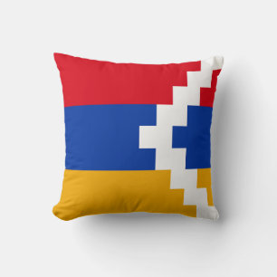 Nagorno Karabakh Flag Throw Pillow