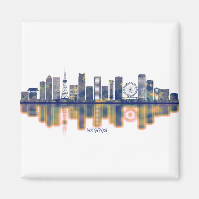 Nagoya Skyline Magnet (Front)