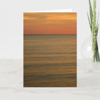 Nags Head After Sunset 5 x 7 Carte de voeux
