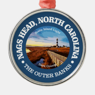 Nags Head (C) Metal Ornament