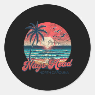 Nags Head Classic Round Sticker