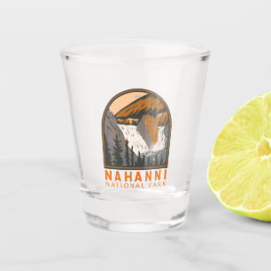 Nahanni National Park Reserve Travel Art Vintage Shot Glass