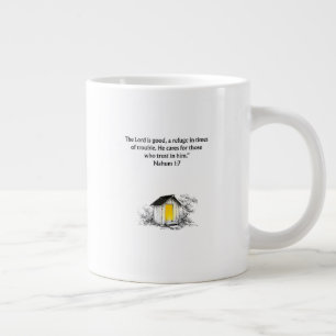 Nahum 1:7 Bible Verse Christian Mug