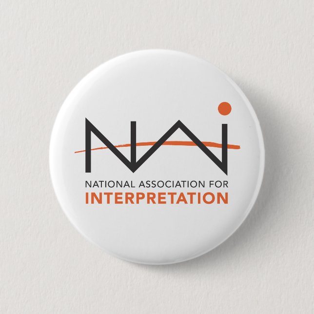 NAI Logo Paraphernalia 2 Inch Round Button (Front)