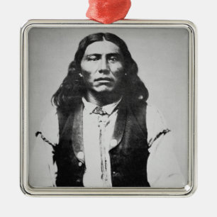 Naiche (d.1874) Chief of the Chiricahua Apaches of Metal Ornament
