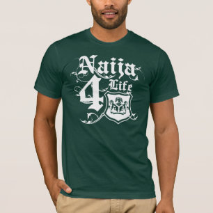 Naija4life design with Nigerian Coat of arms T-Shirt