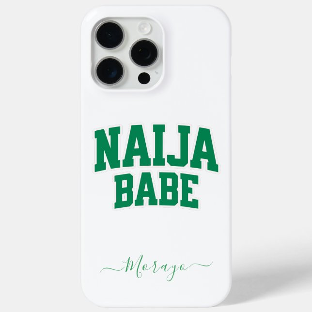 Naija Babe — Personalized Phone Case (Back)