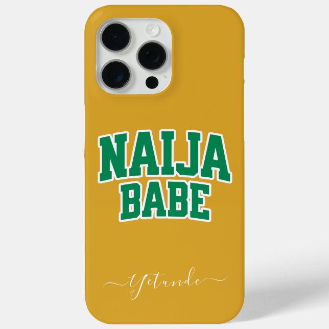 Naija Babe — Personalized Phone Case (Back)