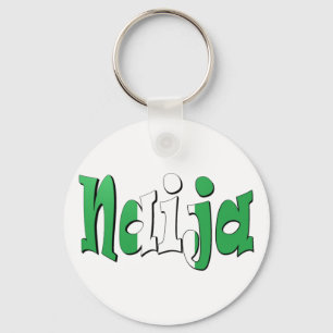 Naija (Nigerian Flag) Keychain