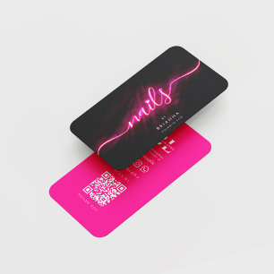 Nail Art Beauty Salon Manicure Specialist Business Card