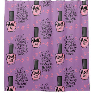 nail art quote style deco