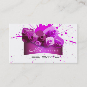 Nail Artist Business Card