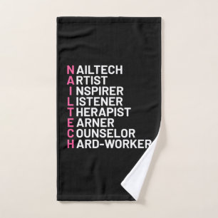Nail Artist Inspirer Hand Towel