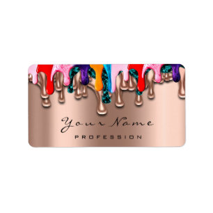 Nail Artist Studio Drips Rose Wax Epilation Skin Label