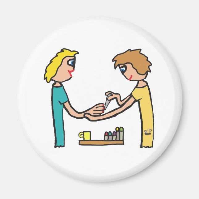 Nail Bar Salon Technician Magnet (Front)