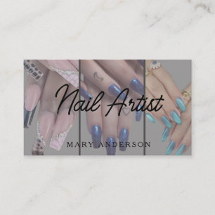 Nail Beauty Salon Business Card