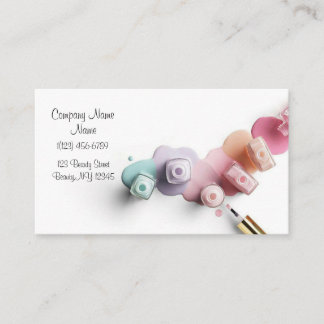 Nail Beauty Salon Business Card