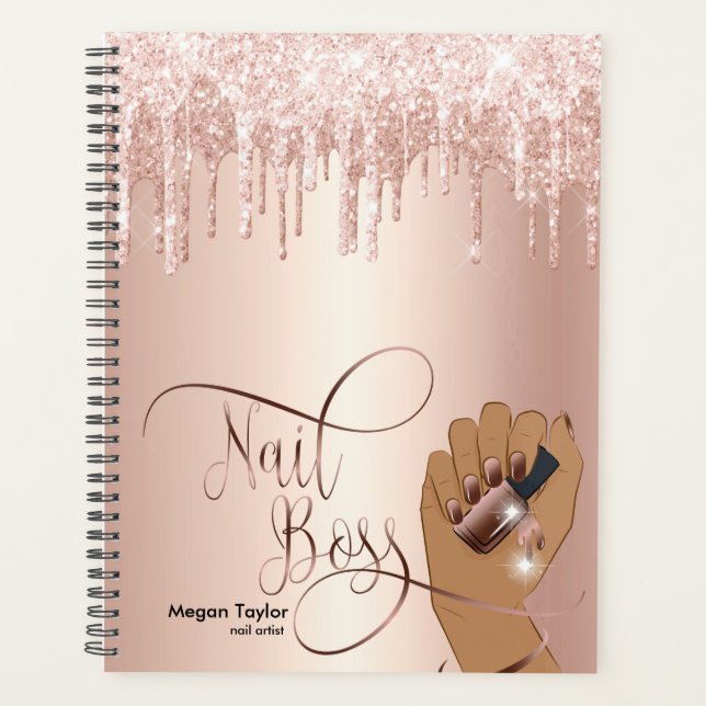 Nail Boss, nail Technician, long nails, manicure Planner (Front)