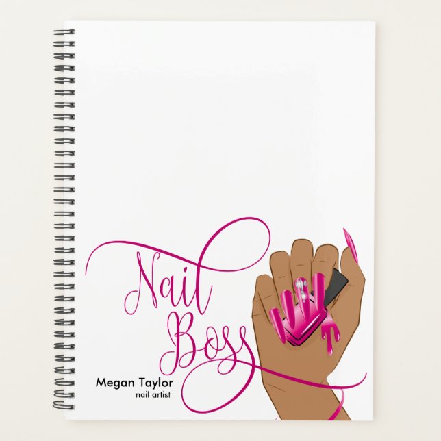 Nail Boss, nail Technician, long nails, manicure Planner (Front)