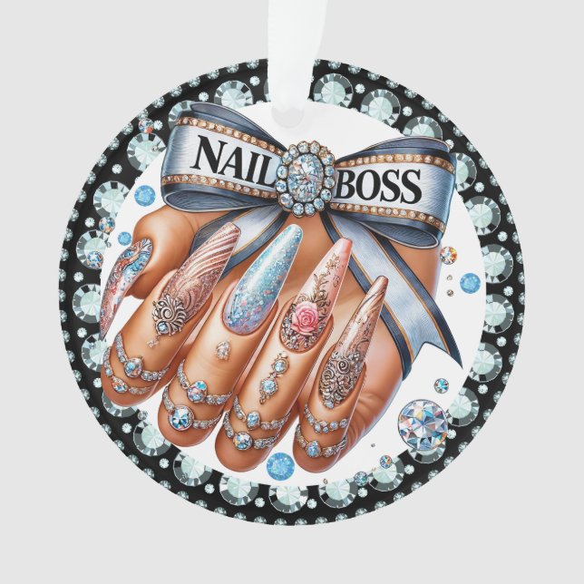 NAIL BOSS - SeeBack! Ornament (Front)