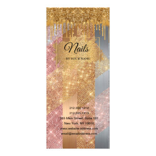 Nail business personalized rack card
