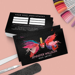 Nail Colours Splash Business Card