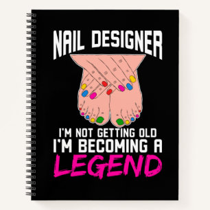Nail Designer Legend Notebook