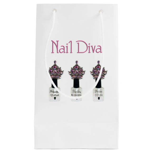 Nail Diva Small Gift Bag (Front)