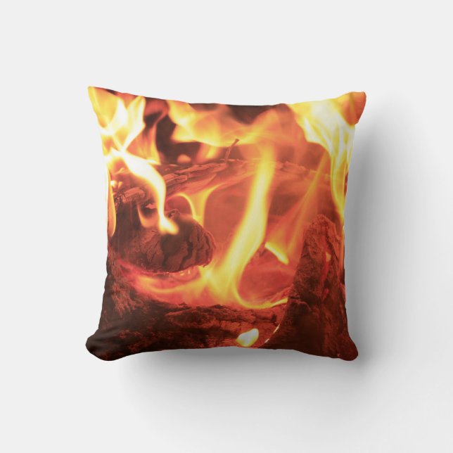 Nail In The Fire Throw Pillow (Front)