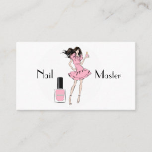 Nail master business card