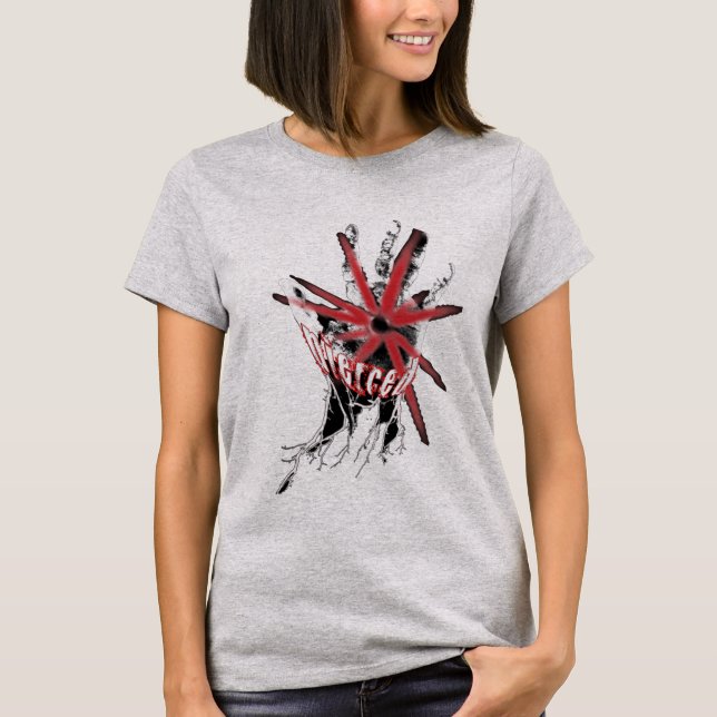 Nail Pierced Hands T-Shirt (Front)