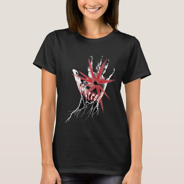 Nail Pierced Hands T-Shirt (Front)