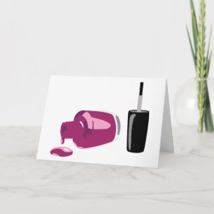 Nail Polish Card