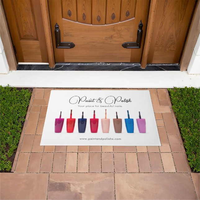 Nail Polish Colour Set Nail Salon Doormat (Outdoor)