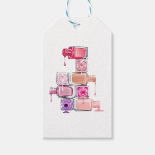 Nail Polish Stack Gift Tags