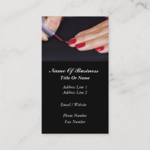 Nail Salon Business Card